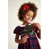 Smocked Girls Dress Kelly, Tartan - Dresses - 4