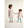 Smocked Girls Dress, Amethyst, Pink Floral - Dresses - 5