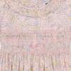 Smocked Girls Dress, Amethyst, Pink Floral - Dresses - 6
