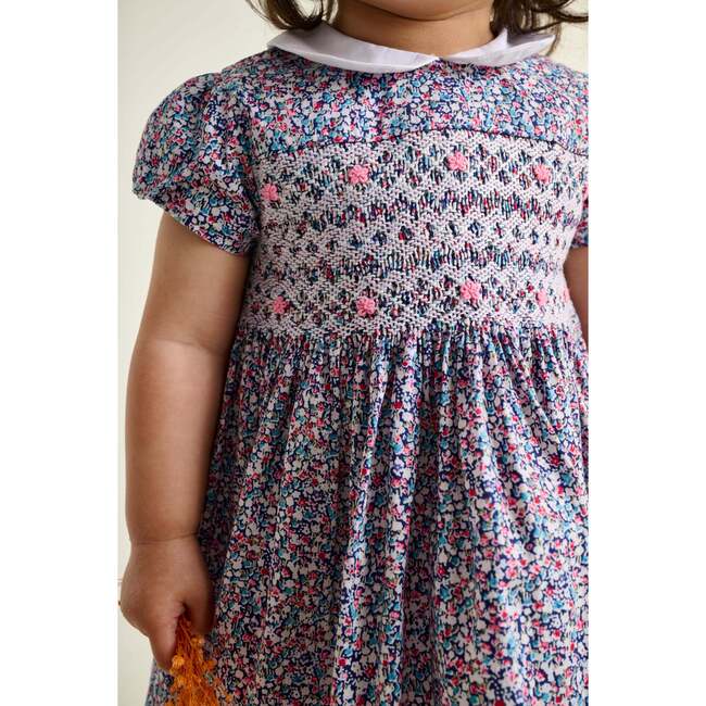 Smocked Baby Dress Isla, Ditsy Floral - Dresses - 3