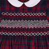 Smocked Baby Dress Cybil, Tartan - Dresses - 5