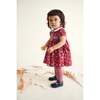 Smocked Baby Dress Kyla, Red Floral - Dresses - 3