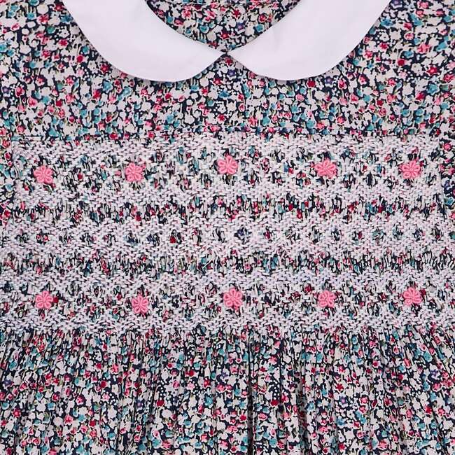 Smocked Baby Dress Isla, Ditsy Floral - Dresses - 4