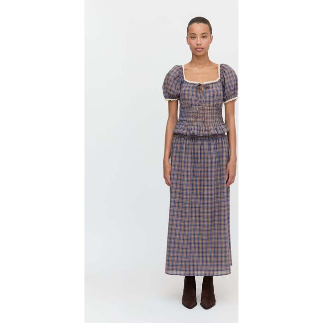 The Delphine Nap Skirt, Brown Spencer Plaid - Skirts - 6