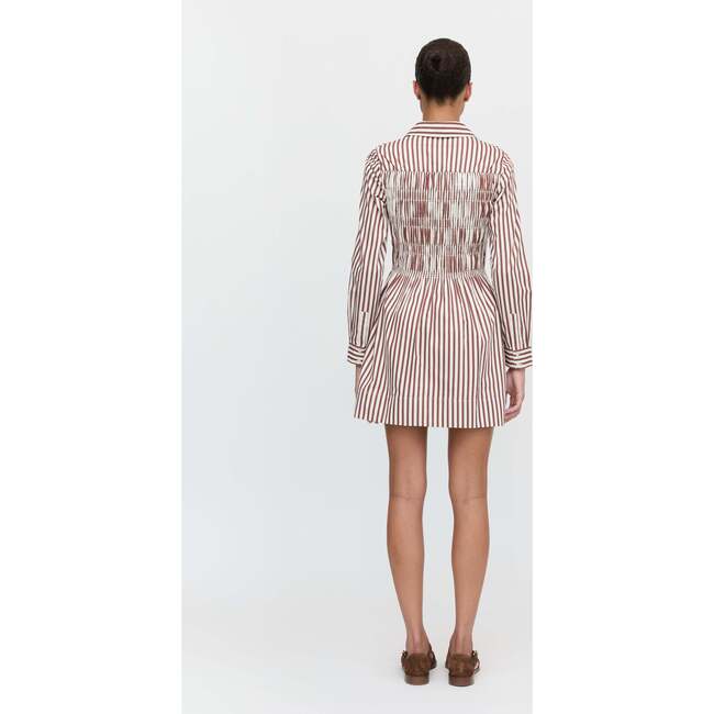 The Mira Nap Dress, Rust Stripe - Dresses - 7