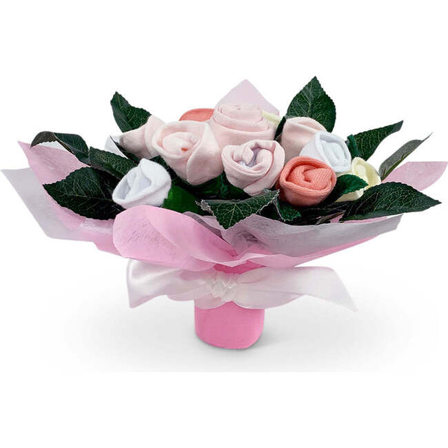 Welcome Baby Clothes Posy, Pink