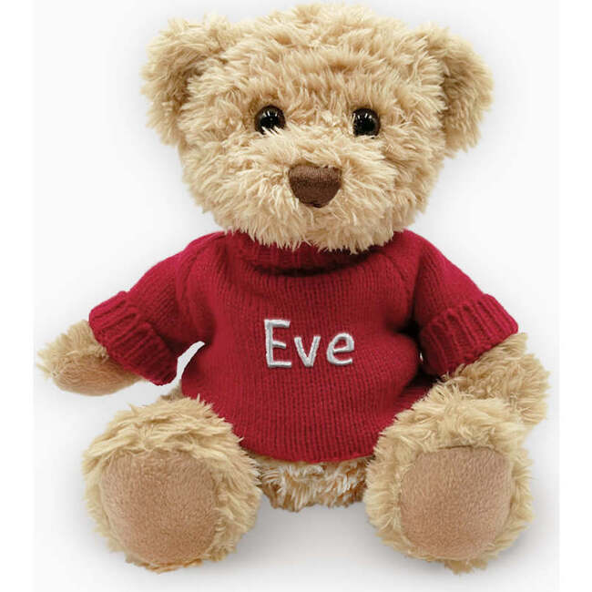 Personalized Bertie Bear, Red - Plush - 1