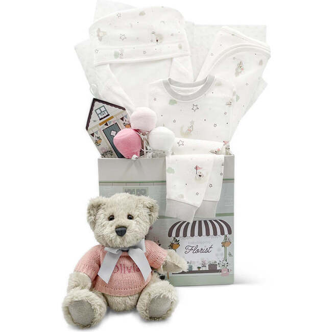 Personalized Berkeley's Little Love Snuggle Hamper, Pink