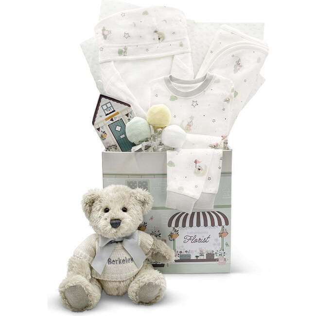 Personalized Berkeley's Little Love Snuggle Hamper, Neutral - Mixed Apparel Set - 1