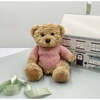 Personalized Bertie Bear, Pink - Plush - 2 - thumbnail