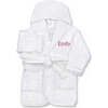 Personalized Bathrobe, Pink - Robes - 1 - thumbnail