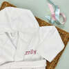 Personalized Bathrobe, Pink - Robes - 3