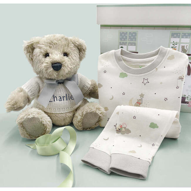 Personalized Berkeley Bear & Little Love Pajamas, Neutral - Mixed Apparel Set - 4