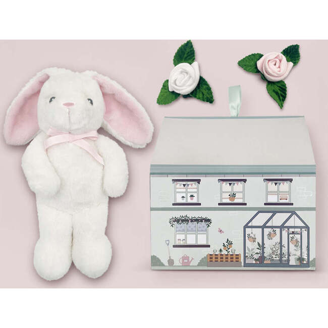 Personalized Bunny and Buds New Baby Gift Set, Pink - Mixed Gift Sets - 2
