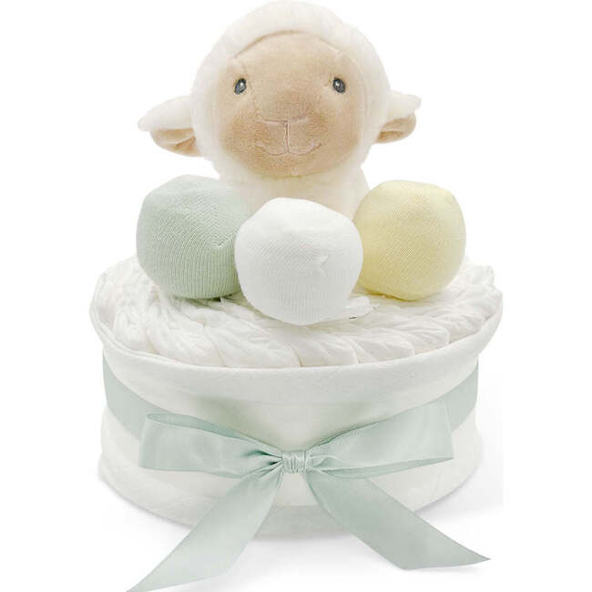 Little Lamb Diaper Cake, Neutral