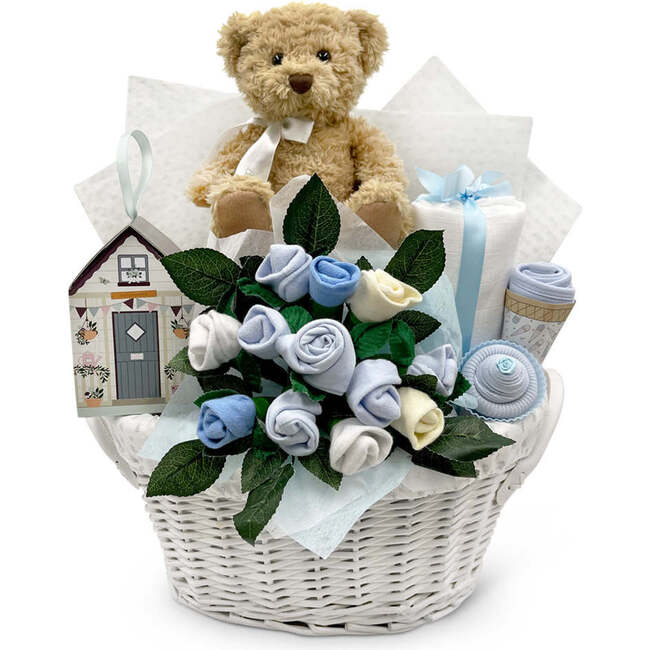 Bertie's New Baby Boy Gift Basket