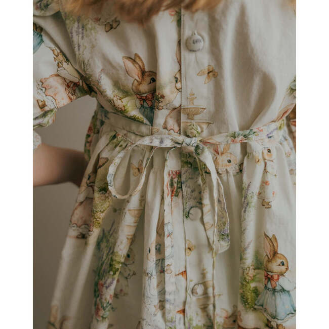 Aoki Long Sleeve Dress, Woodland Bunny Cottage Charm - Dresses - 4