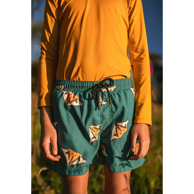 Polilla Tigre Verde, Swimshorts - Swim Trunks - 4