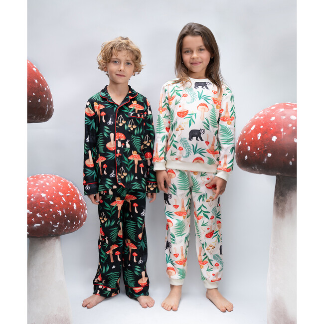 El Bosque De Albeart Crudo, Longsleeve Warm Pajamas - Pajamas - 3