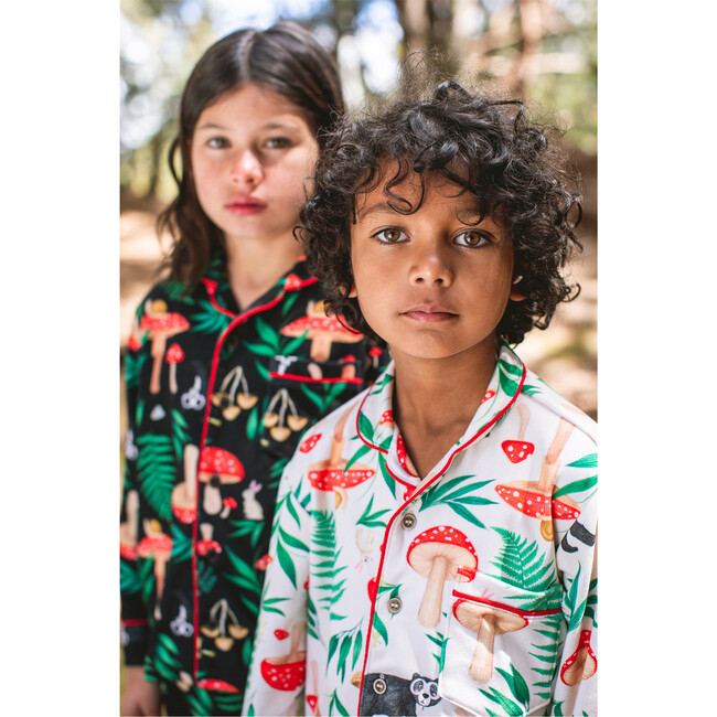 El Bosque De Albeart Crudo, Button Up Longsleeve Pajamas - Pajamas - 2
