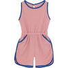 Cotton Waffle Palo Rosa, Retro Jumper - Rompers - 1 - thumbnail