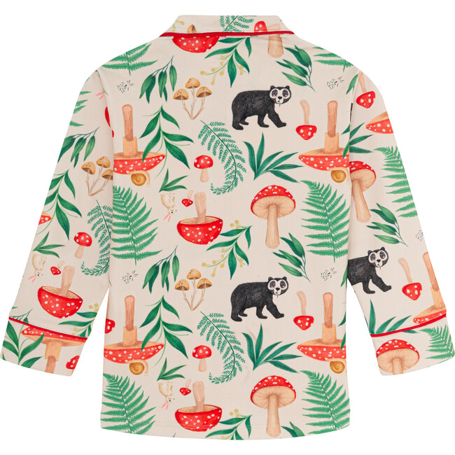 El Bosque De Albeart Crudo, Button Up Longsleeve Pajamas - Pajamas - 4