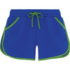 Cotton Waffle Azul Rey, Retro Shorts - Shorts - 1 - thumbnail