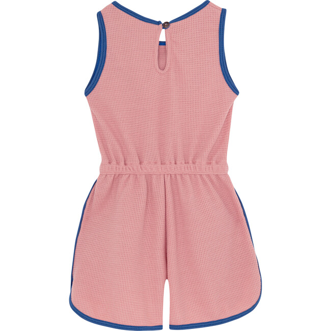 Cotton Waffle Palo Rosa, Retro Jumper - Rompers - 2