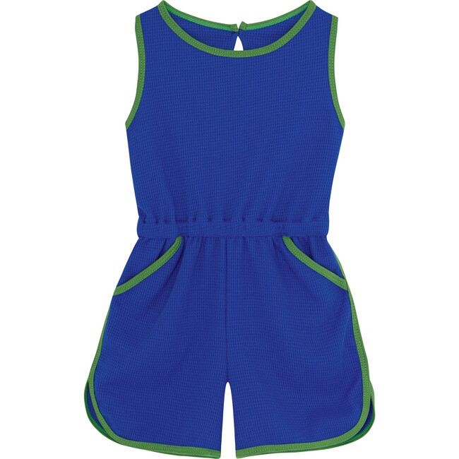 Cotton Waffle Azul Rey, Retro Jumper