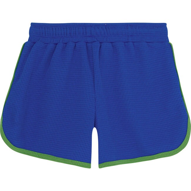 Cotton Waffle Azul Rey, Retro Shorts - Shorts - 2