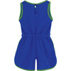 Cotton Waffle Azul Rey, Retro Jumper - Rompers - 2