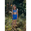 Cotton Waffle Azul Rey, Retro Shorts - Shorts - 4