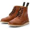 Sidney Brogue Boot Tan Burnished - Booties - 1 - thumbnail