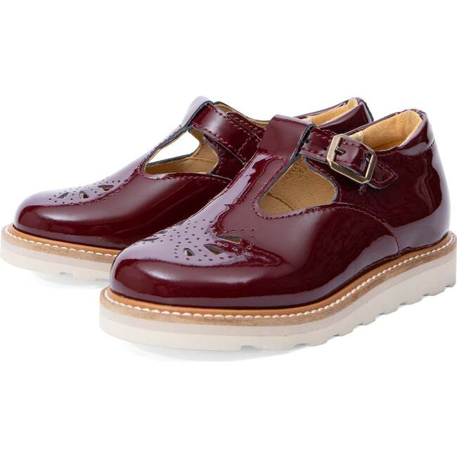 Rosie T-Bar Shoe, Cherry Patent