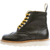 Sidney Brogue Boot, Hunter Green - Booties - 2