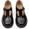 Rosie T-Bar Back to School Shoe, Black Patent - T-Straps - 3