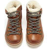 Eddie Wool Hiking Boot, Tan Burnished - Booties - 3