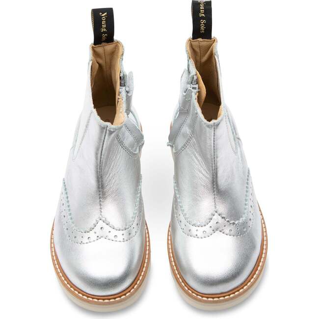 Francis Chelsea Boot, Silver - Booties - 3