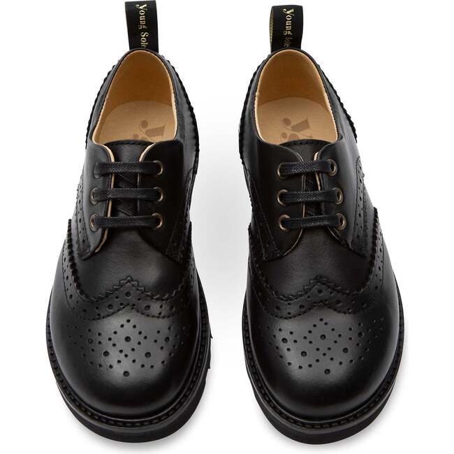 Brando Back to School Brogue Shoe, Black - Oxfords - 3
