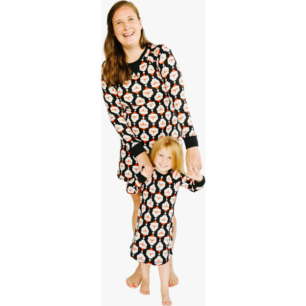 Women's Sleepshirt, Jolly Santa - Nightgowns - 2