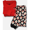 Women's Jogger Pajama Set, Jolly Santa - Pajamas - 1 - thumbnail