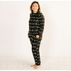 Women's Jogger Pajama Set, Black Tree - Pajamas - 2