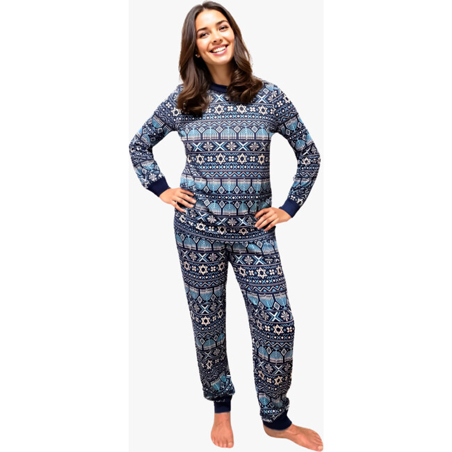 Women's Jogger Pajama Set, Hanukkah Festival of Lights - Pajamas - 2