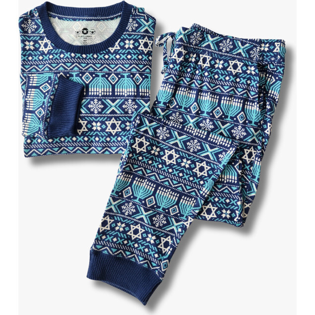 Men's Jogger Pajama Set, Hanukkah Festival of Lights