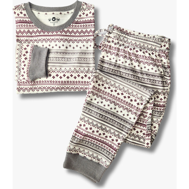 Men's Jogger Pajama Set, Sugar Plum