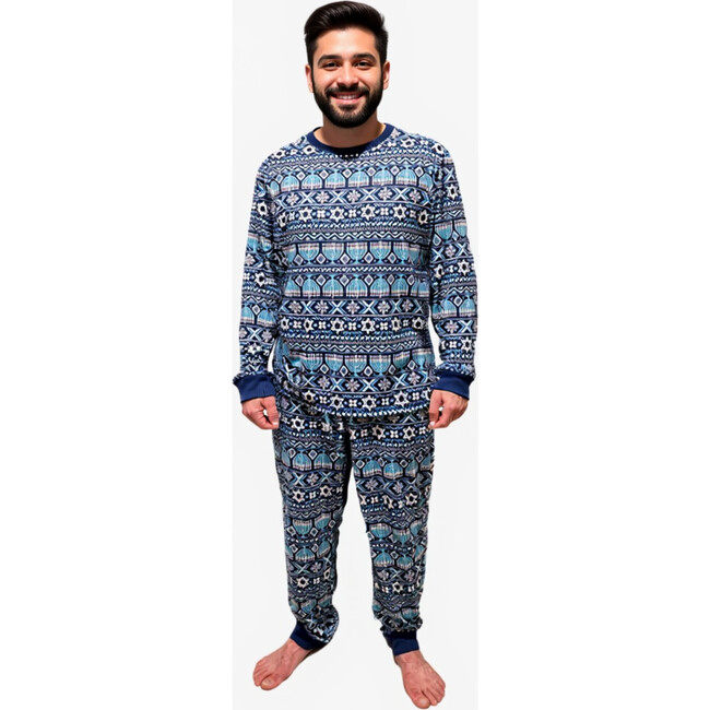 Men's Jogger Pajama Set, Hanukkah Festival of Lights - Pajamas - 2