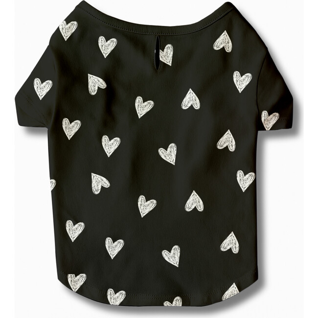 Pet T-Shirt, Black Heart