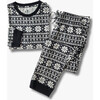 Men's Jogger Pajama Set, Black Marl - Pajamas - 1 - thumbnail