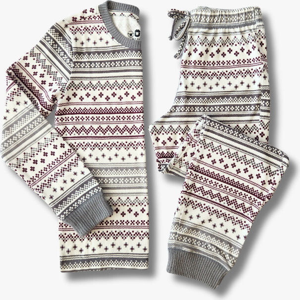 Kids' Unisex Jogger Pajama Set, Sugar Plum