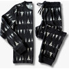 Kids' Unisex Jogger Pajama Set, Black Tree - Pajamas - 1 - thumbnail